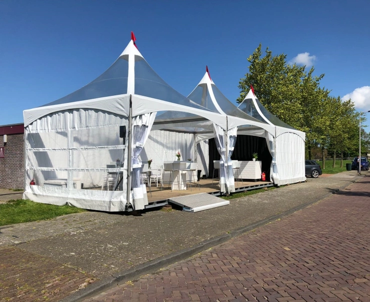 Transparante pagodetenten